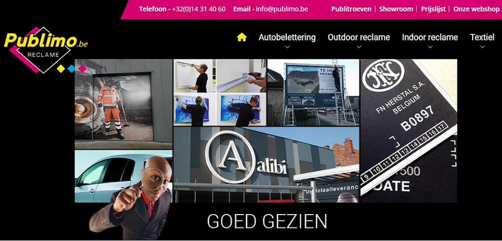 Publimo website screenshot